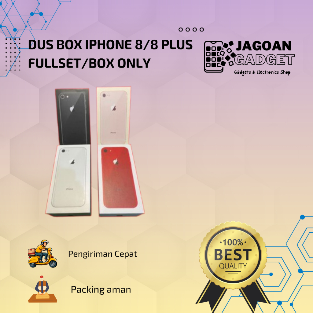 DUS BOX IPHONE 8/8 PLUS FULLSET/BOX ONLY | JAGOAN GADGET