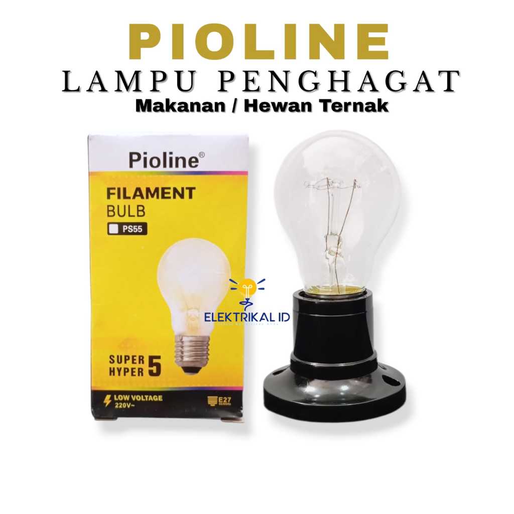 Bohlam Pijar Pioline 5 Watt 5Watt Lampu Pijar PIOLINE 5W Super Hyper 5 - PS55