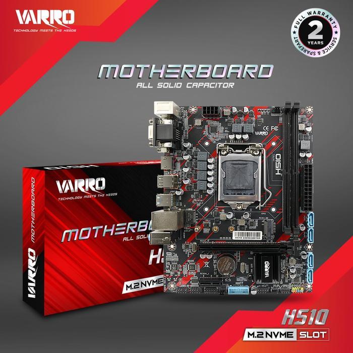 Motherboard Varro H510 M-ATX Socket 1200 Support Nvme