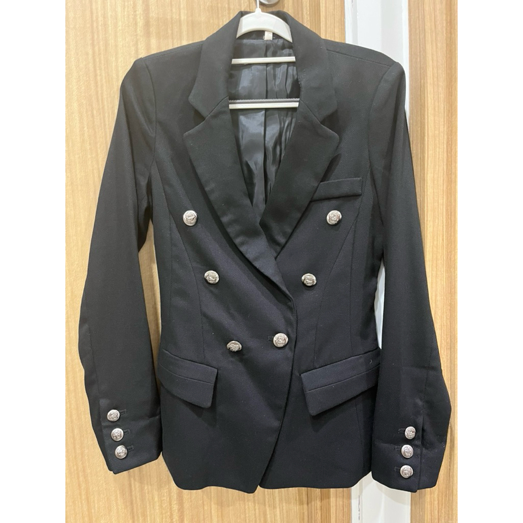 Blazer Hitam Balmain Prelove