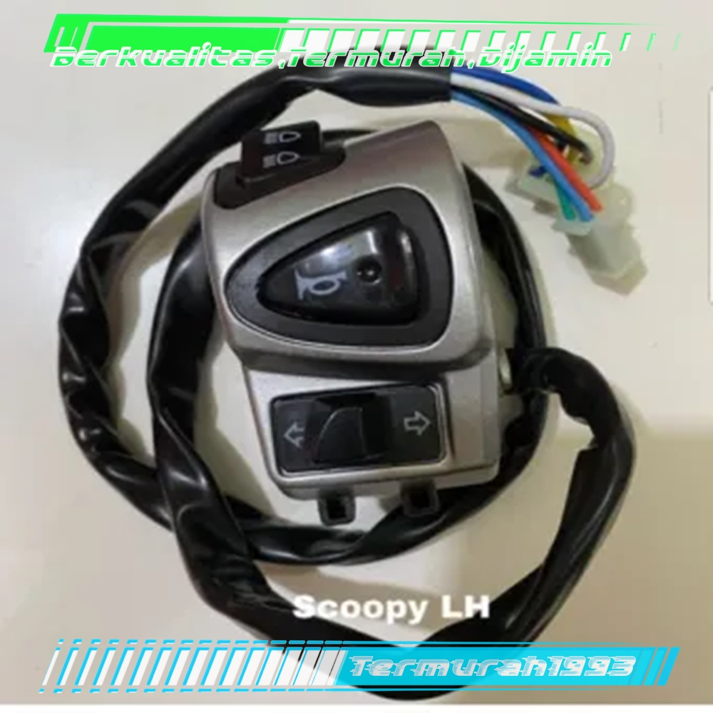 SAKLAR LH KIRI SCOOPY FI 2021 OSK SPAREPART MOTOR TERMURAH
