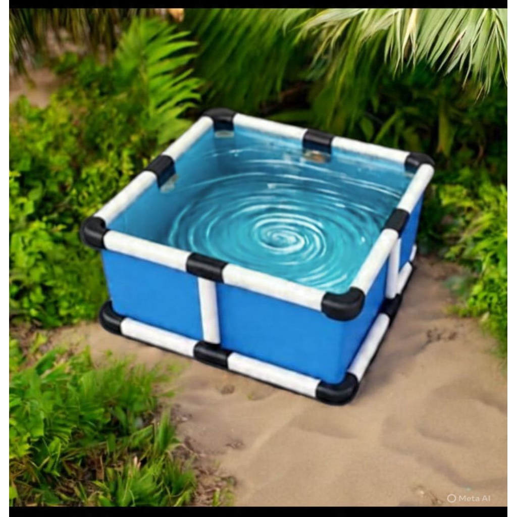 Terpal kolam ikan,kolam terpal ikan,terpal kolam ikan siap pakai,kolam terpal ikan fullset,terpal ko