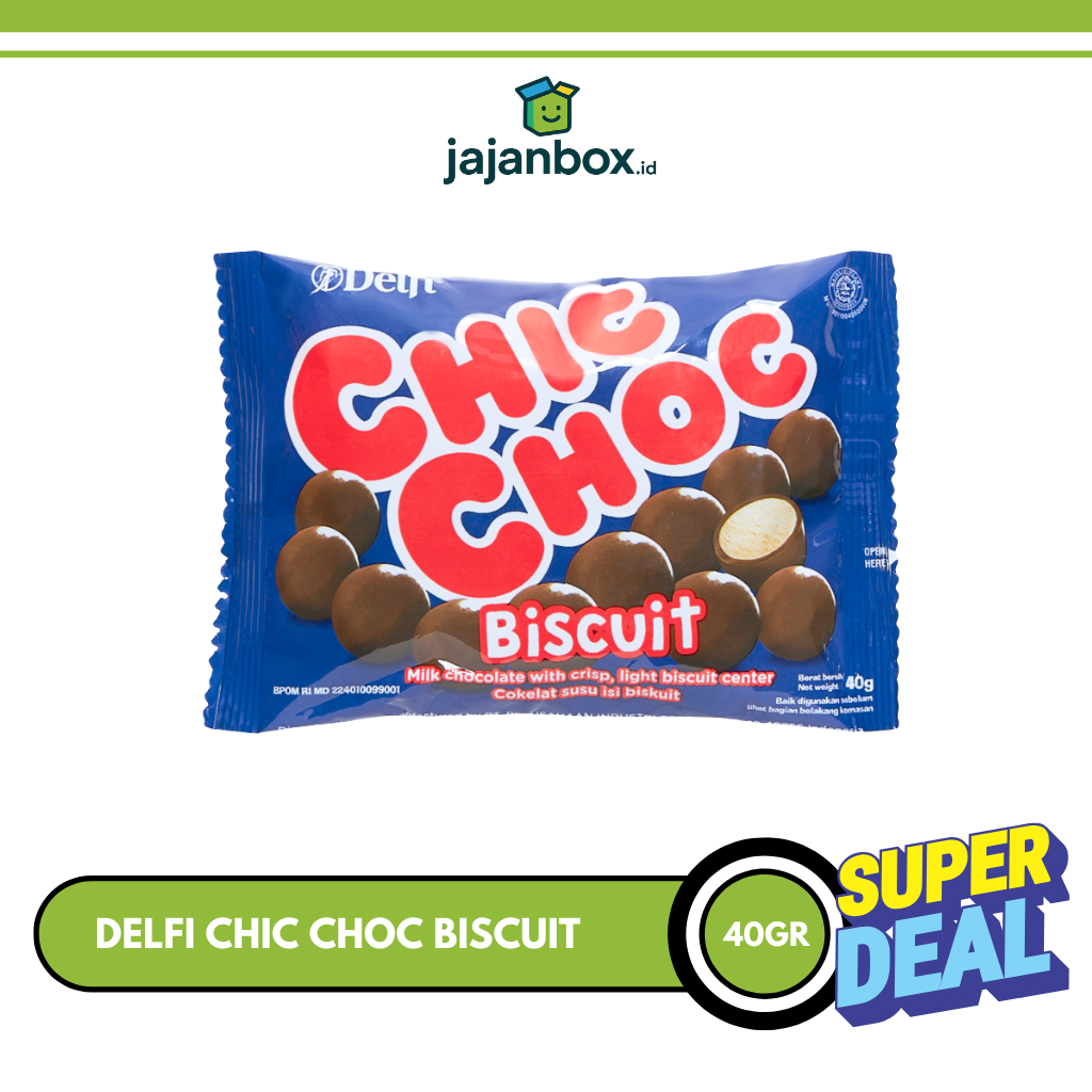 Delfi Chic Choc Biscuit 40gr