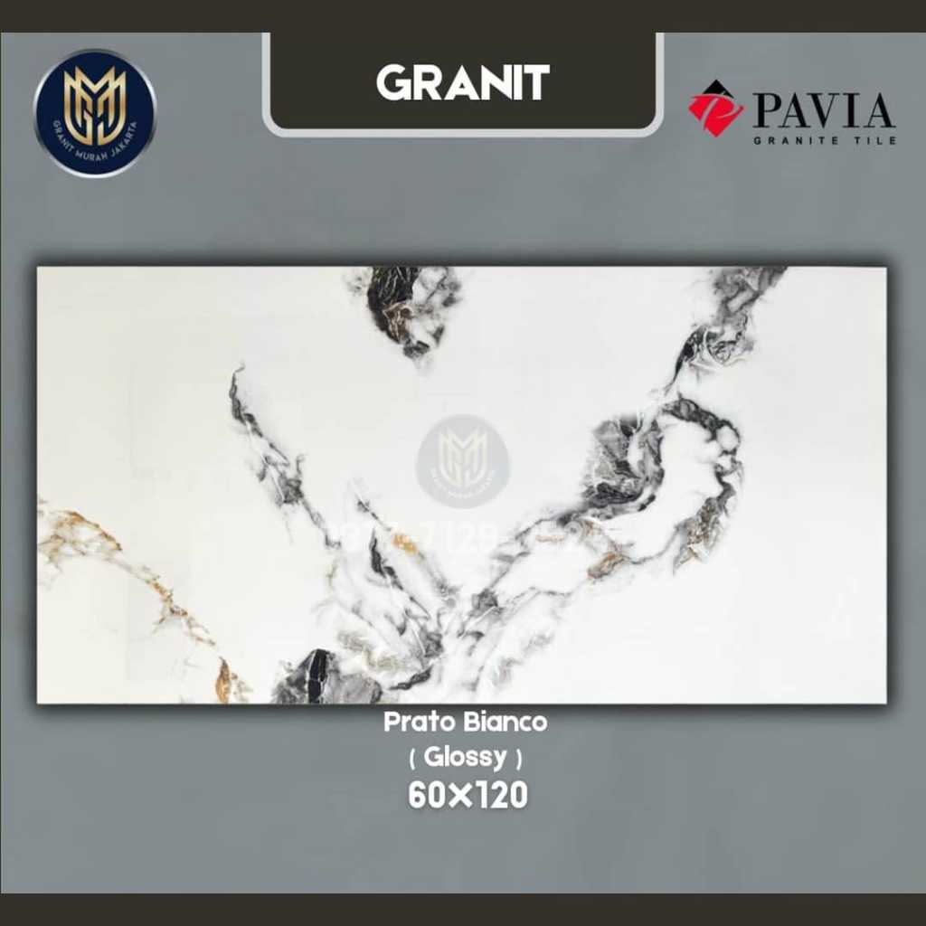 Granit 60x120 prato bianco pavia - Glossy