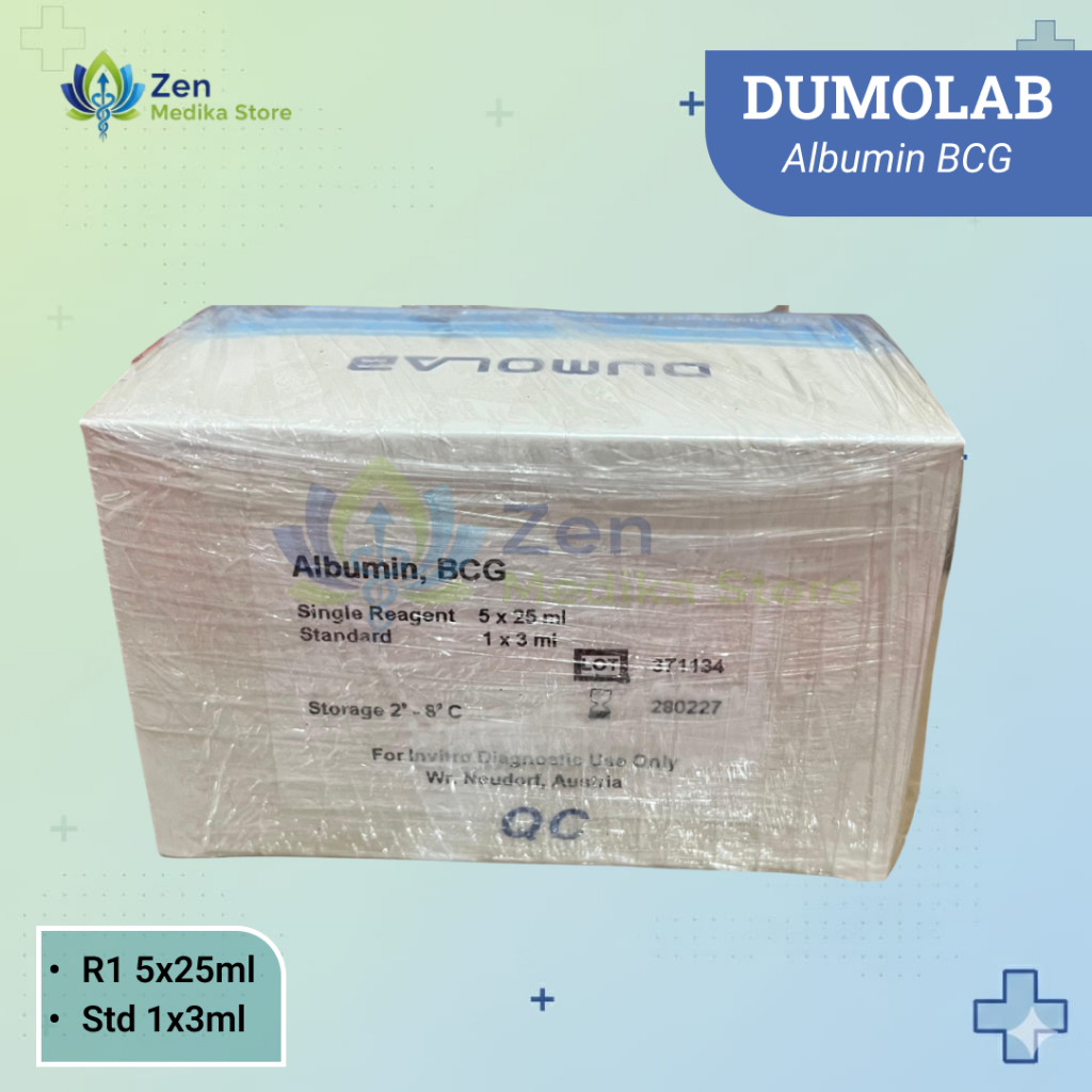 REAGEN ALBUMIN BCG 5x25ml + STANDRD | DUMOLAB