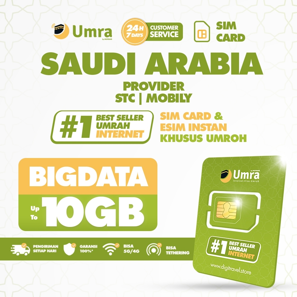 Sim Card Saudi Arabia Quota | Simcard Internet Umroh | DIGITRAVEL Simcard Saudi Arabia