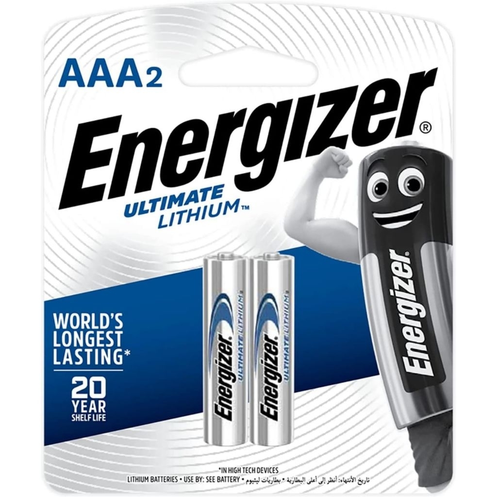 ENERGIZER ULTIMATE LITHIUM BATERAI LITHIUM AAA ISI 2 ORIGINAL