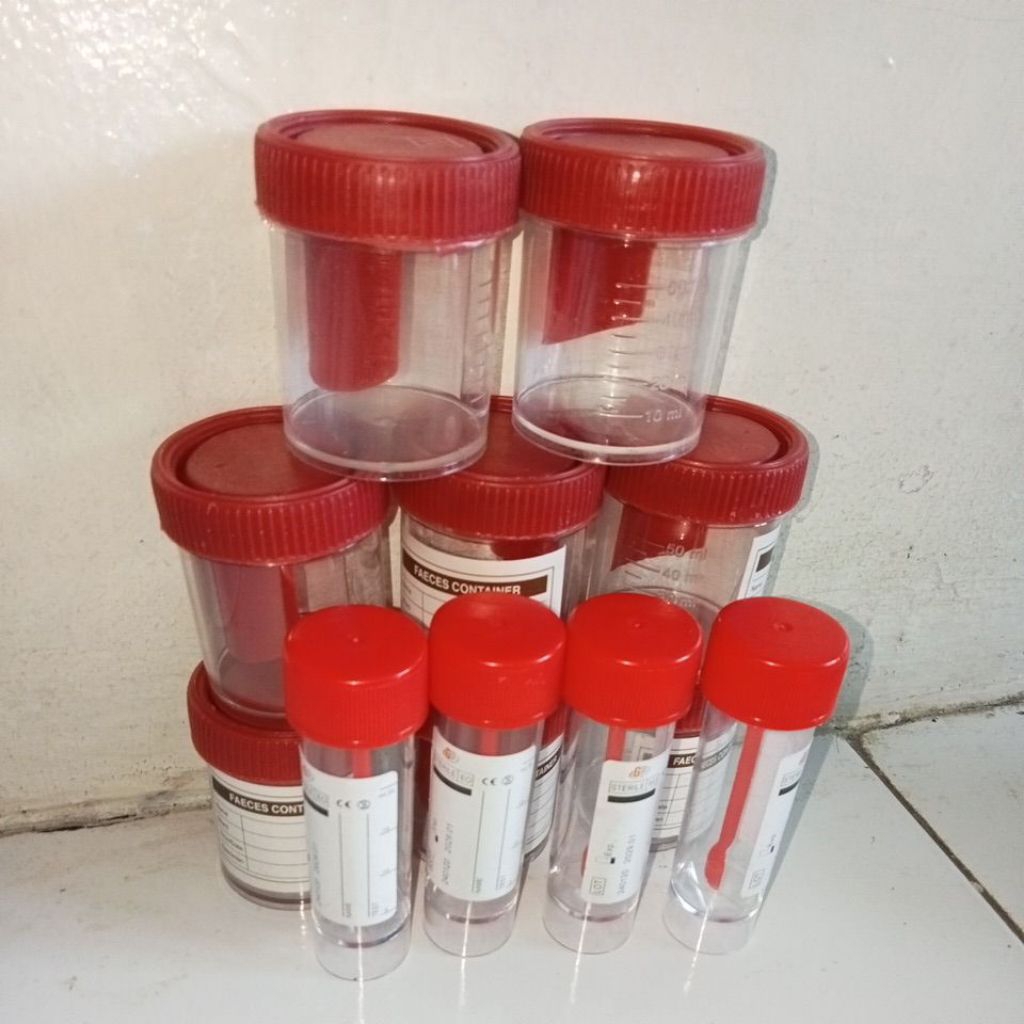 pot feses 50ml &20 ml