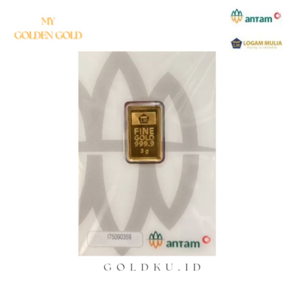 Logam Mulia Antam 3Gr Antam 3 Gram 2025