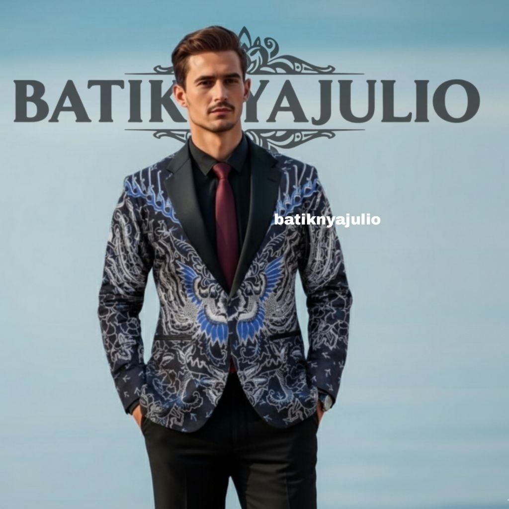 jas batik pria blazer batik pria exclusive premium elegan limited stok batiknyajulio 5