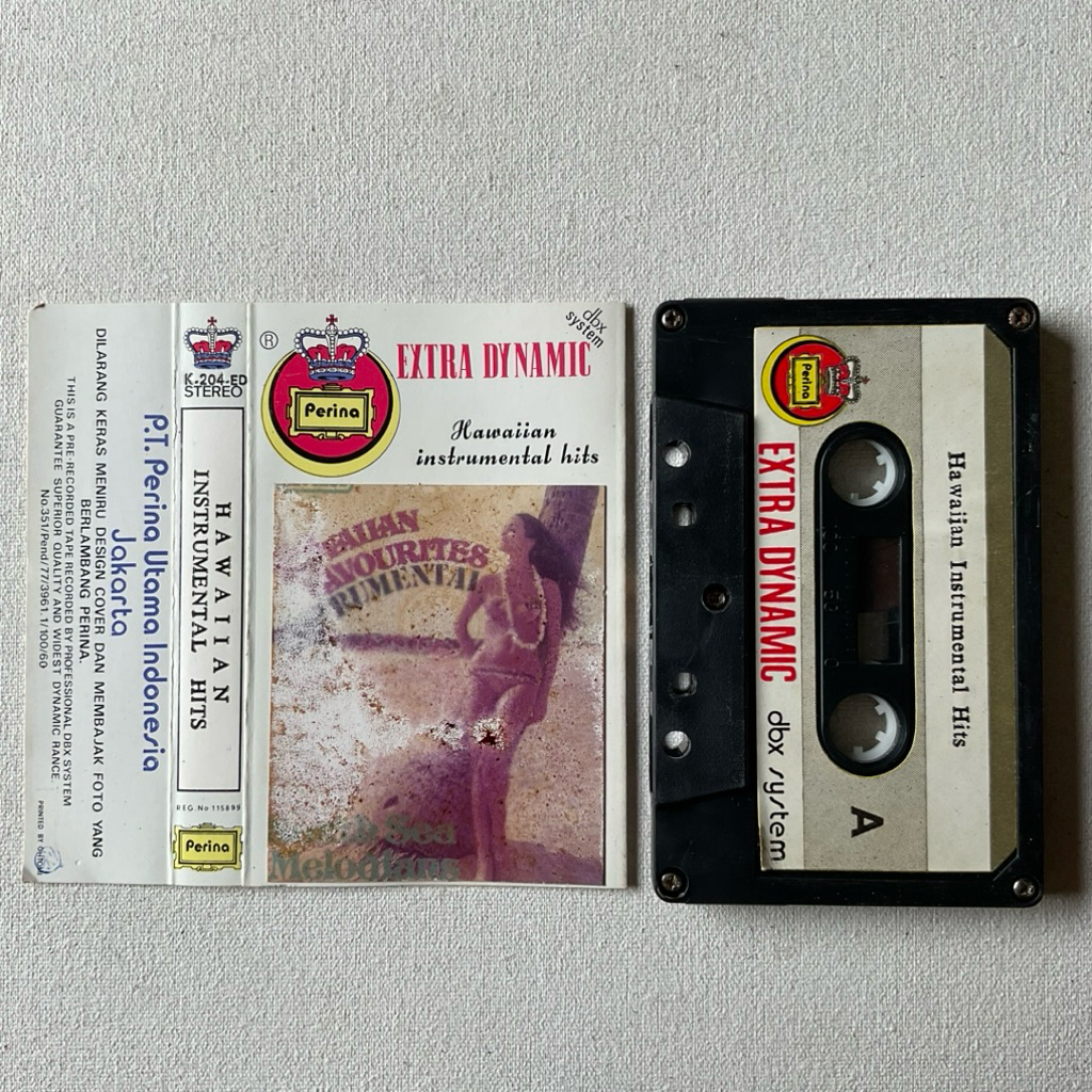 Kaset Pita Jadul Musik Barat Hawaiian Instrumental Hits - Favourites