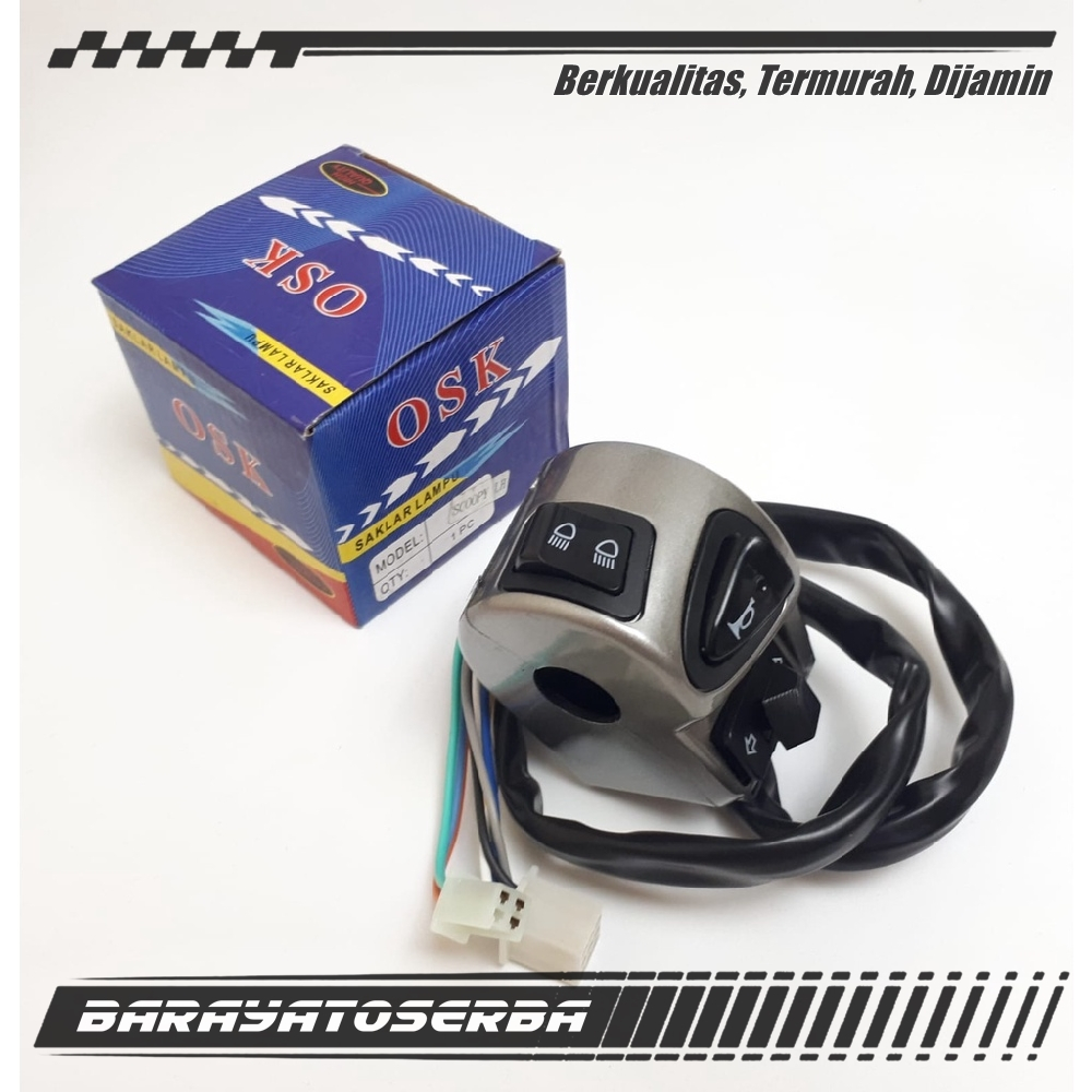 SAKLAR KIRI LH SCOOPY FI 2021 OSK SPAREPART MOTOR TERMURAH