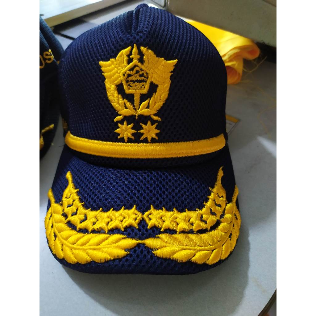 Topi Lapangan Bea Cukai Warna Kuning