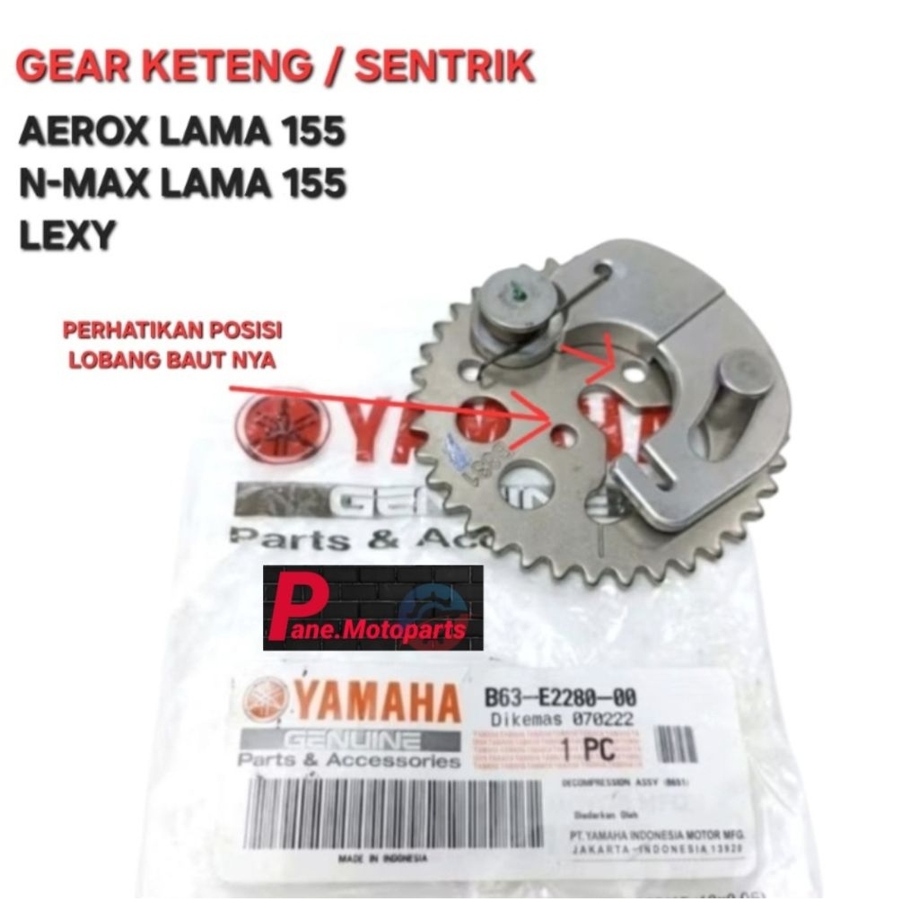 GEAR GIR KETENG SENTRIK GIGI TIMING AEROX OLD 155 LEXI 125 N-MAX 155 LAMA AEROX LAMA B63-E2280-00 B6