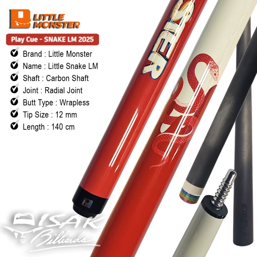 Little Monster Snake LM 2025 Play Cue | 12mm Stick