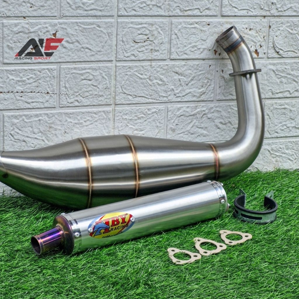 Knalpot Ninja R Rr Ss HBY Alum Type Pres (L) Knalpot HBY