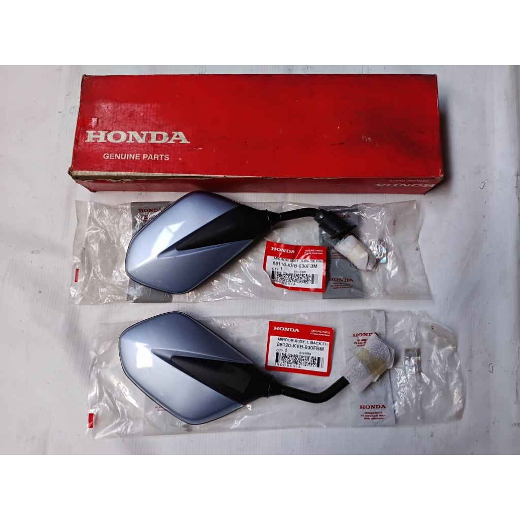 Spion Honda VARIO 110 karbu lama Biru muda Original baru AHM