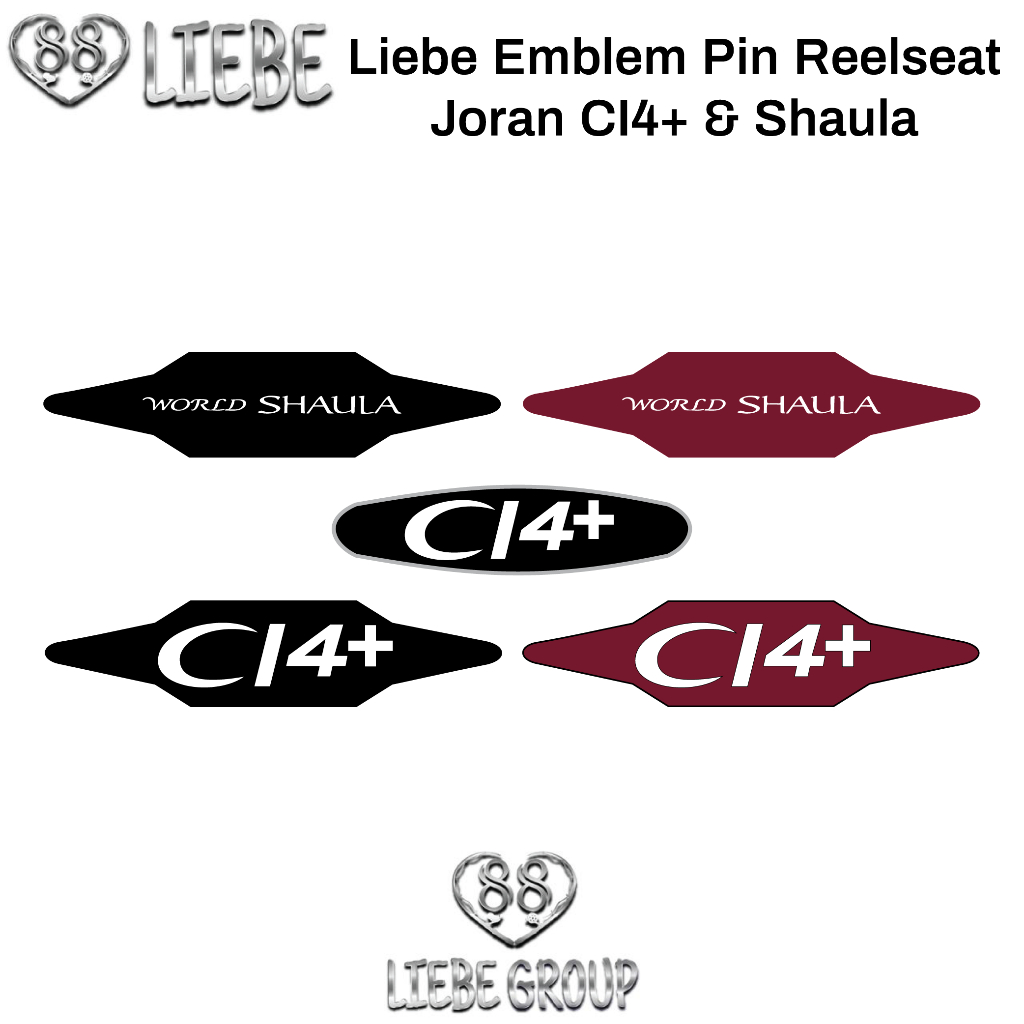 Liebe emblem Pin Reelseat Joran scorpion , CI4+ & World Shaula