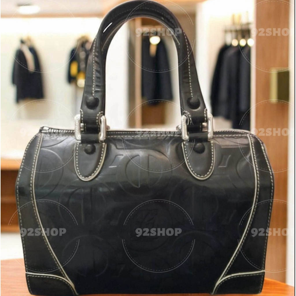 Tas LQ | doctor’s bag Louis Quatorze patent leather handbag wanita