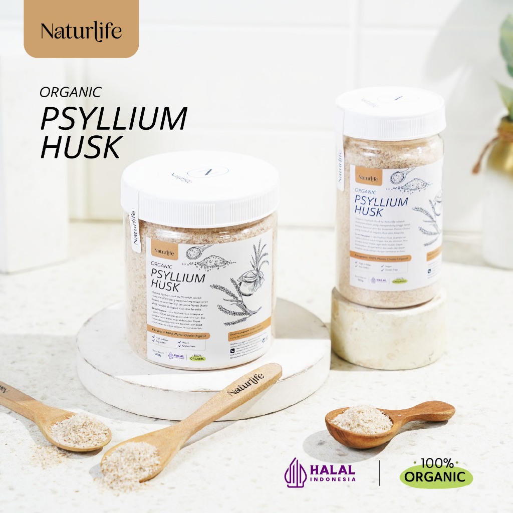 PSYLLIUM HUSK MINUMAN SERBUK SERAT ALAMI UNTUK SEMBELIT | DETOKS | HALUS PEMBERSIH USUS FIBER DRINK 