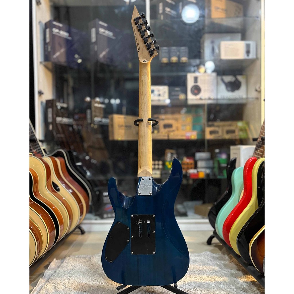 ESP LTD MH-103QM STB Maple See Thru Blue Made In Indonesia Second/Used