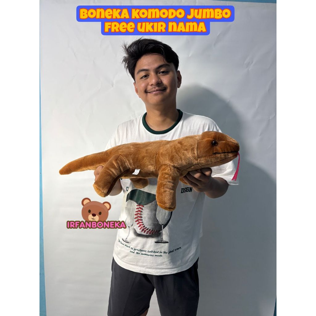 BONEKA KOMODO JUMBO GRATIS UKIR NAMA