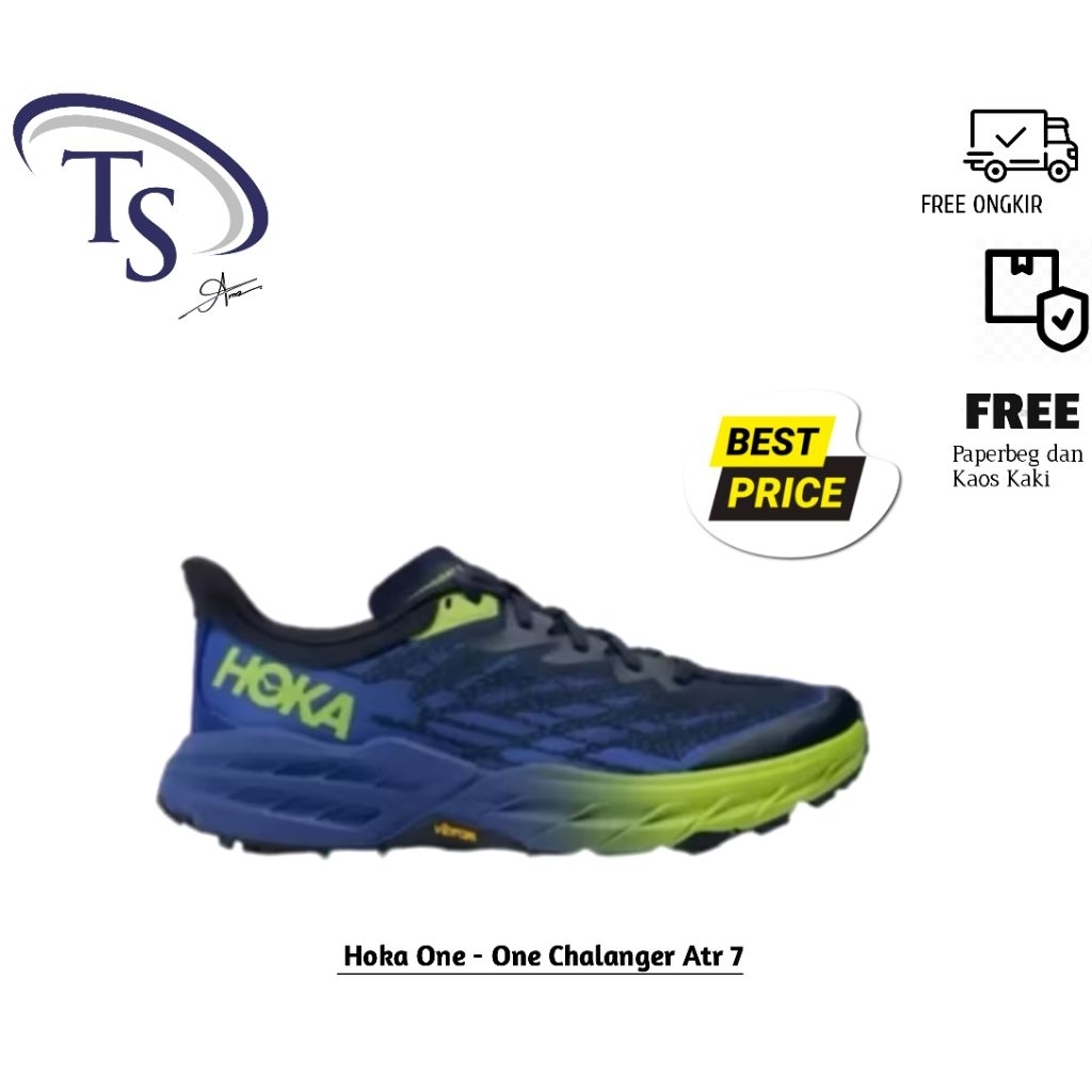 Sepatu Tracking Hoka One Speadgoat 5 Trail Navy