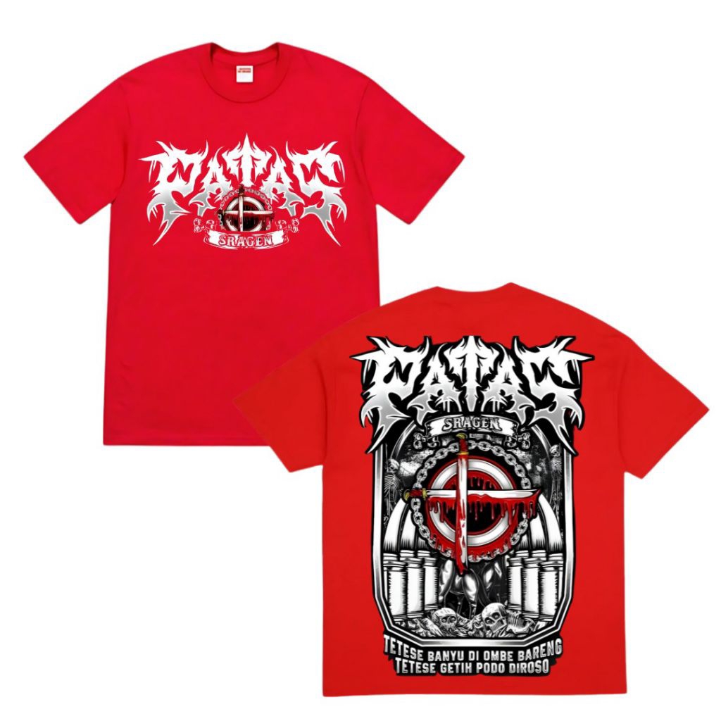 Kaos patas sragen original - kaos patas sragen warna merah