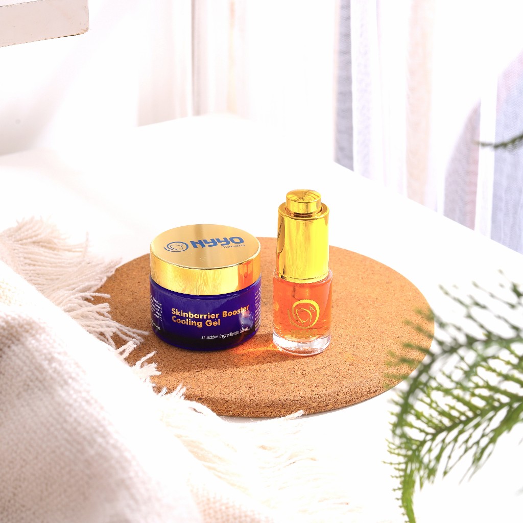 NYYO Paket Duo Booster (2 Pcs) – (Serum 12 ml & Moist 50 gr) Paket Skincare untuk kulit berjerawat