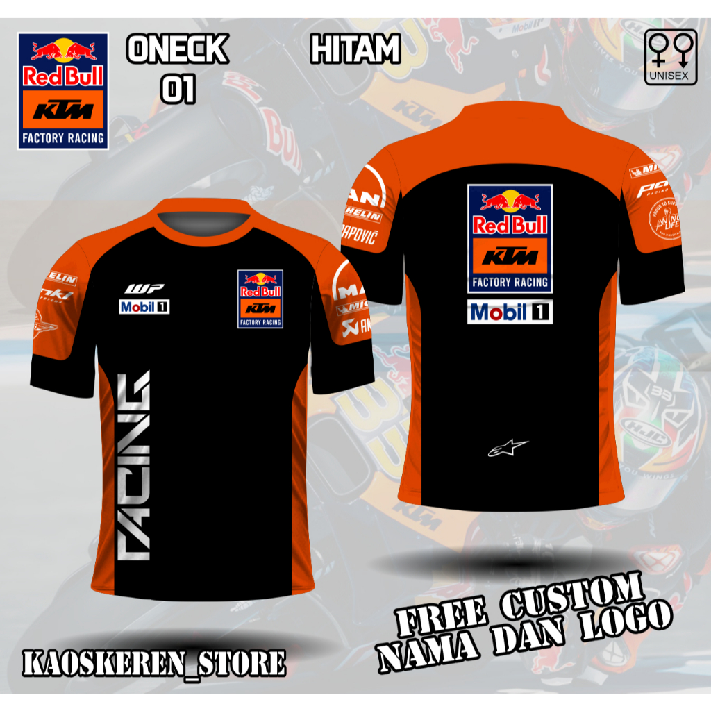 jersey ktm racing baju motogp ktm kaos motogp ktm crew
