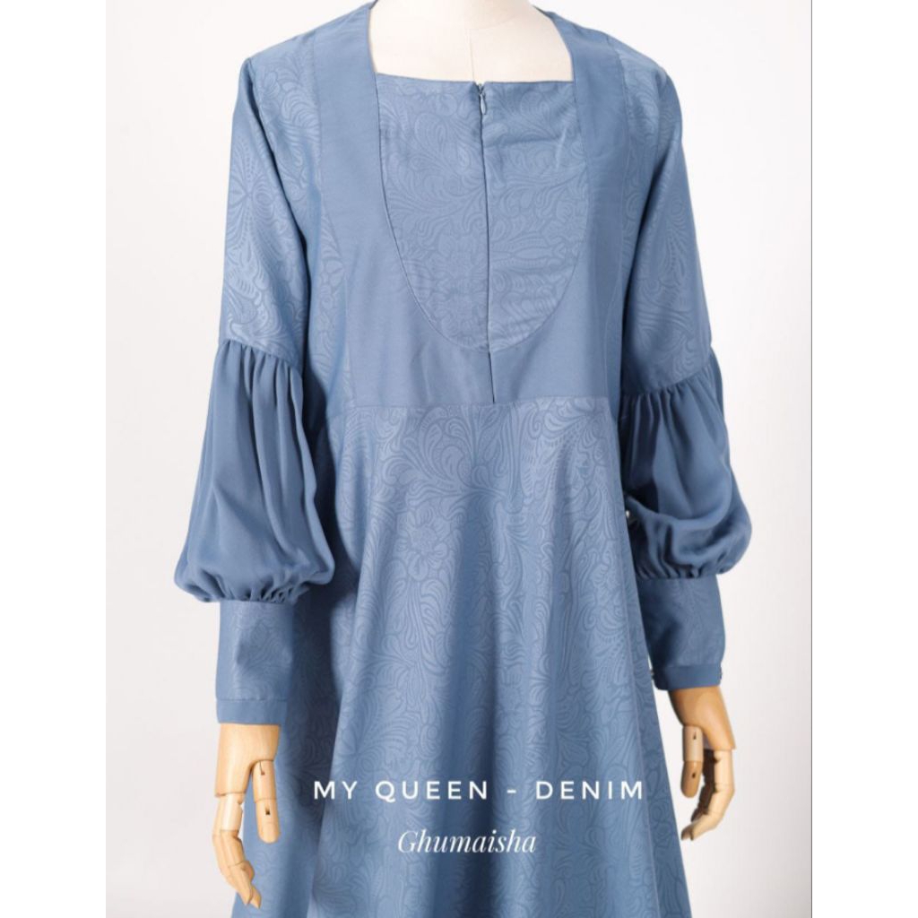 Queen Ghumaisha Denim Gamis only