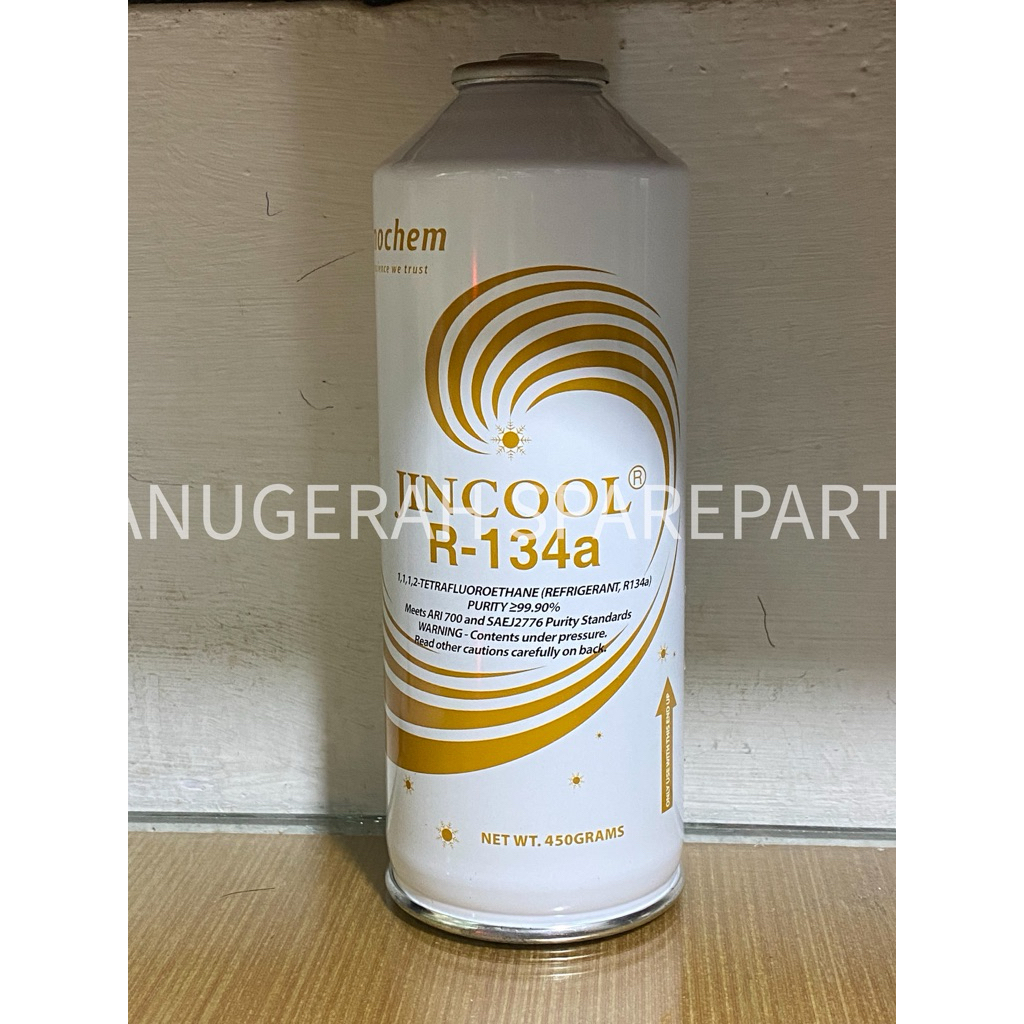 Freon r134a kaleng AC mobil / Kulkas JINCOOL 450gr