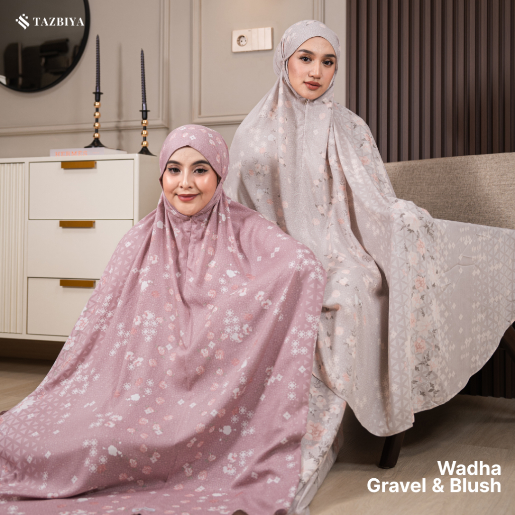 MUKENA TAZBIYA WADHA SERIES | MUKENA RAYON DEWASA 2IN SET SAJADAH | MUKENA SAJADAH