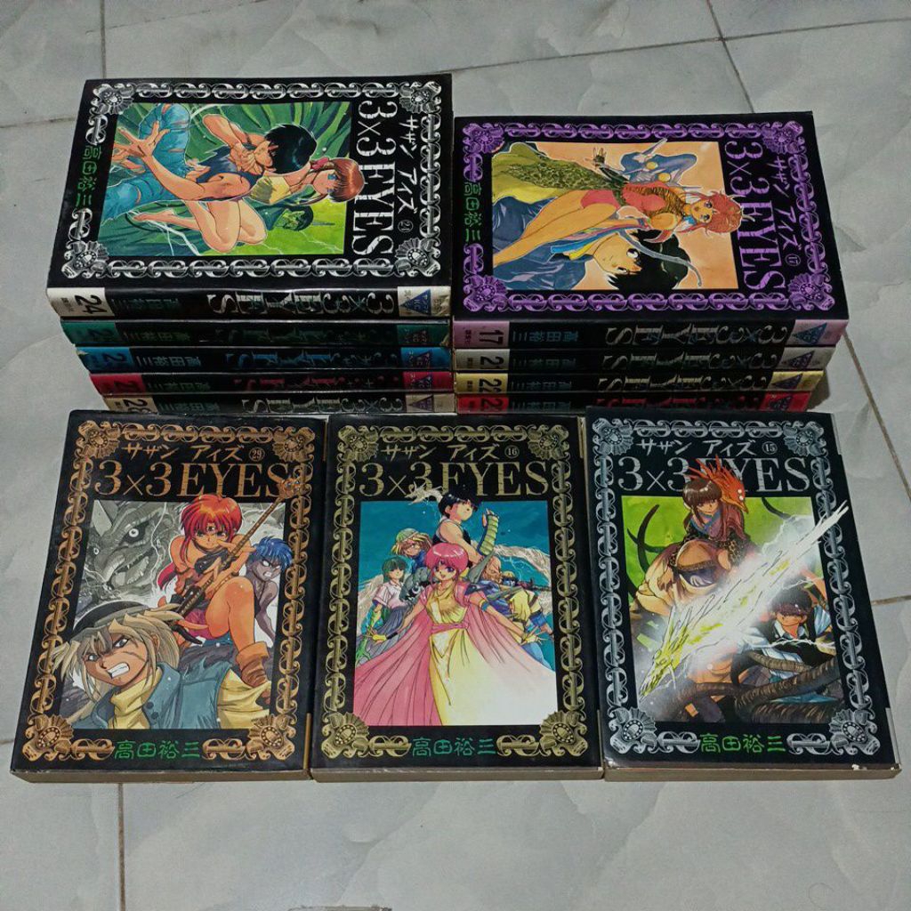 komik bahasa jepang 3x3 eyes