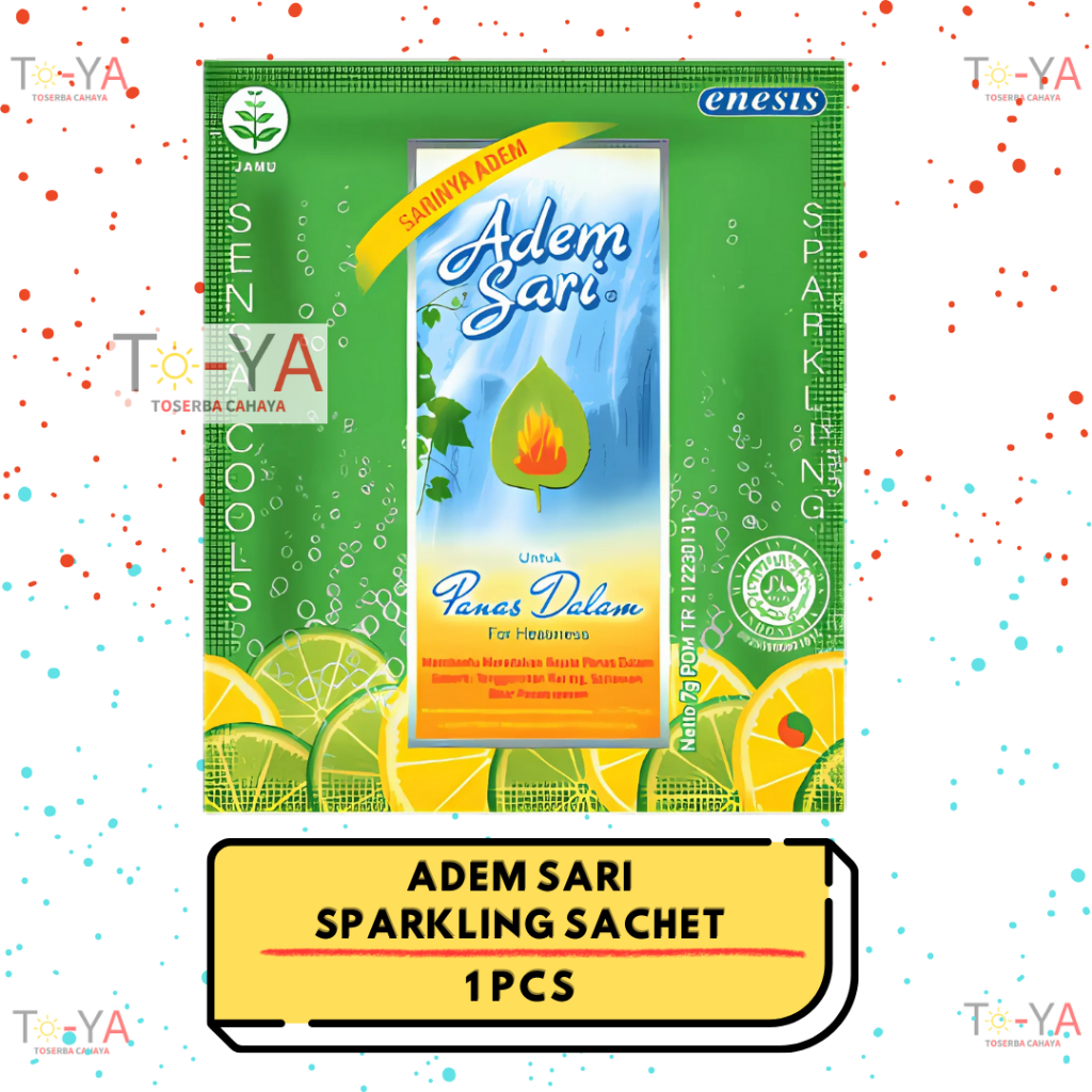ADEM SARI Sparkling Minuman Panas Dalam Vit C Tinggi Hanger Sachet - 1 Lembar