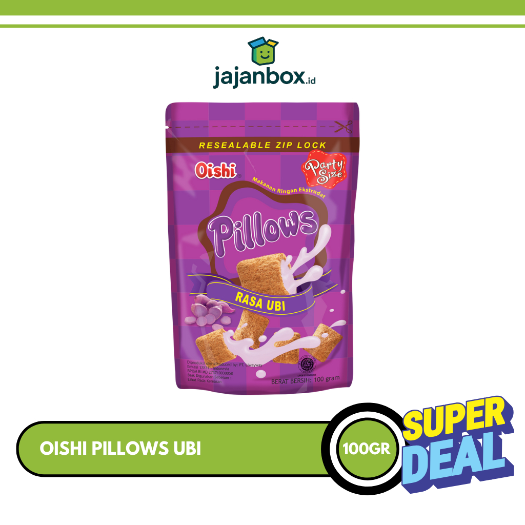 

Oishi Pillow Snack Ubi 100gr