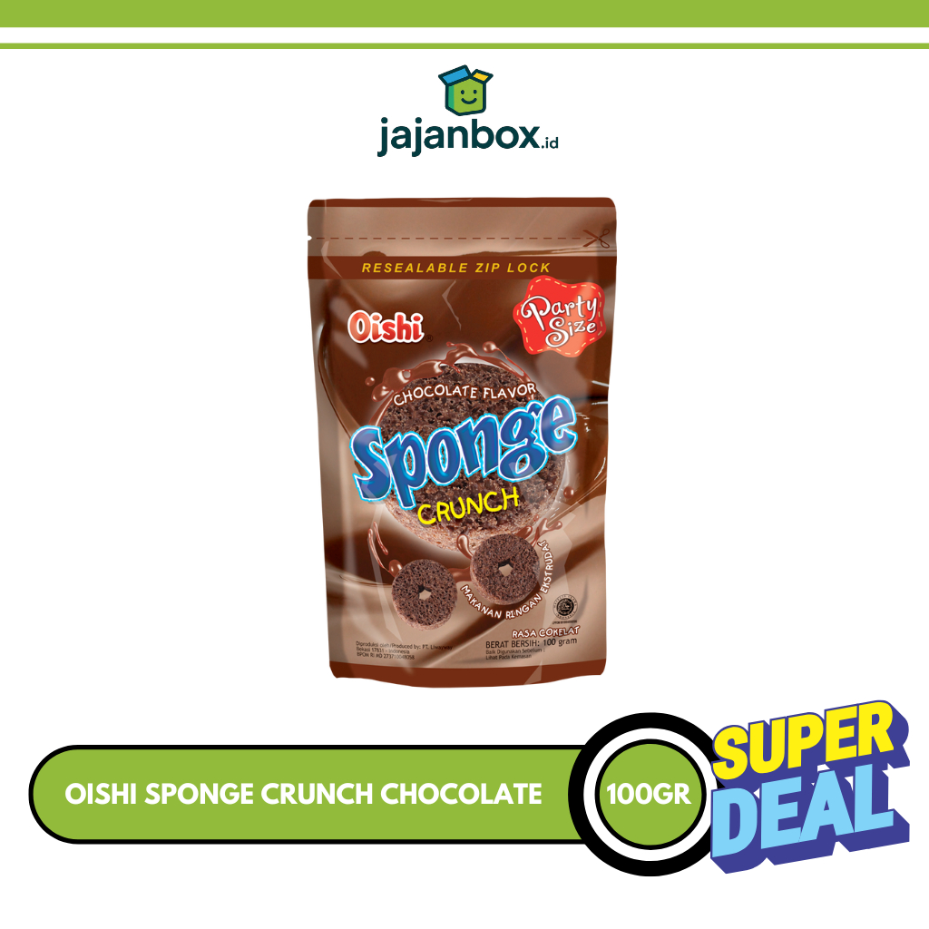 

Oishi Sponge Chocolate Snack 100GR
