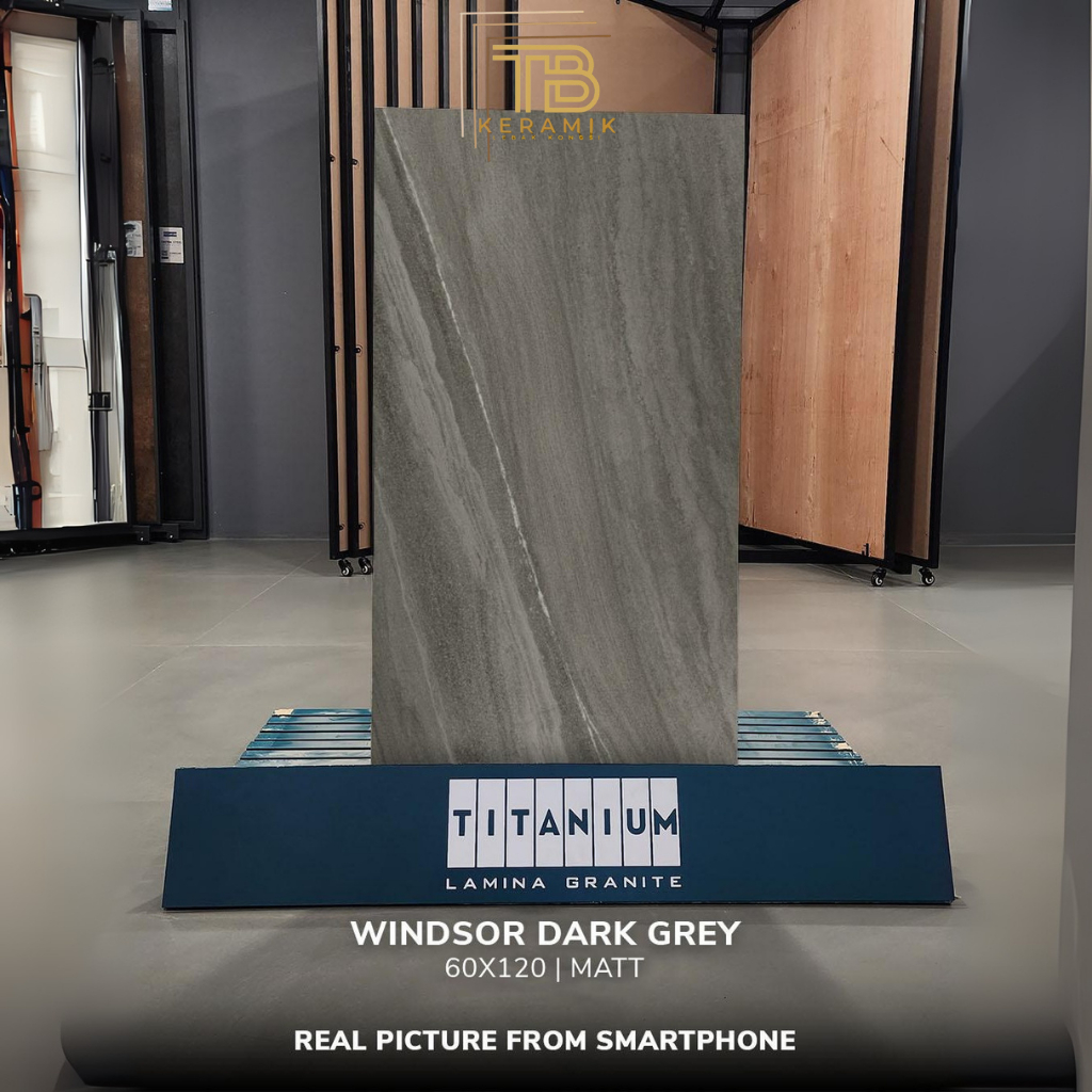 Granit 60x120 Titanium Windsor Dark Grey | Matt