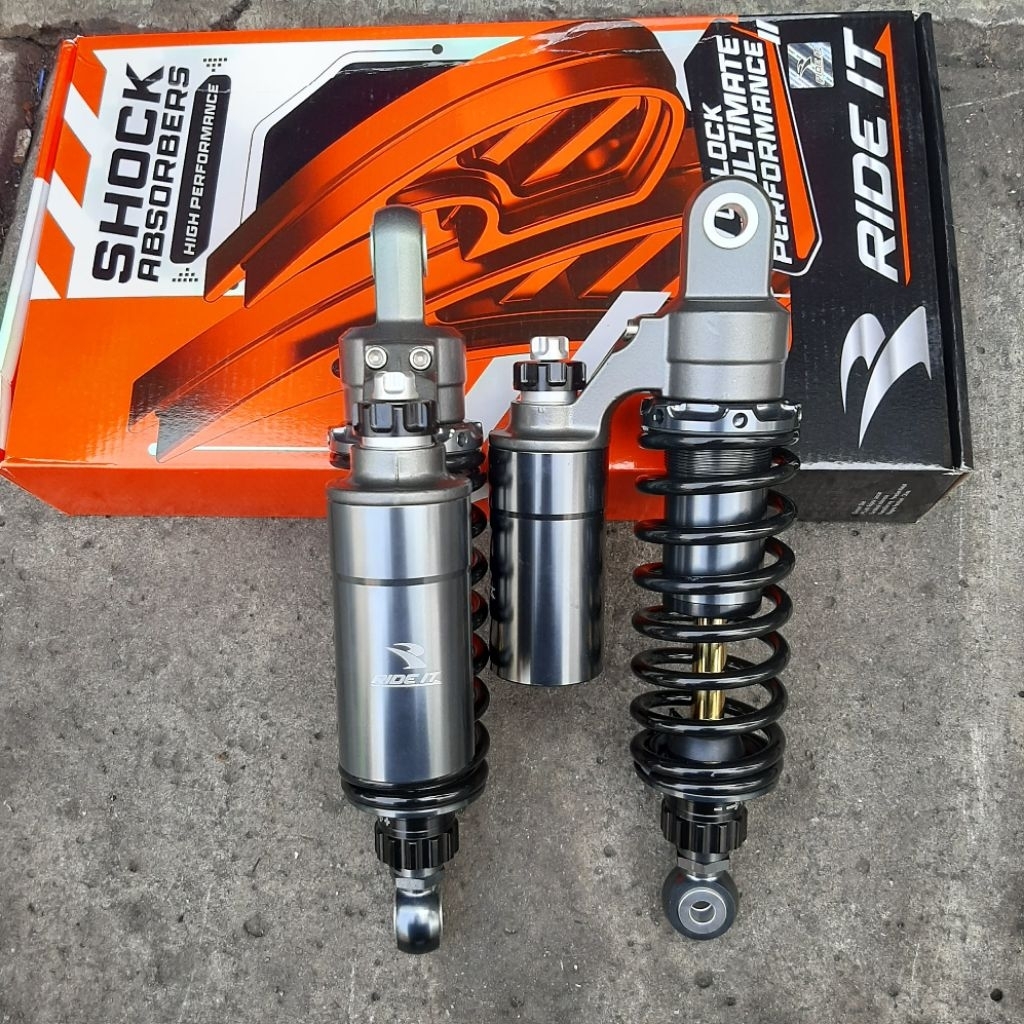 Shock Tabung atas Ride IT Original GP Nitron NTR R3 Rebron bawah Klik fungsi uk 280,320,340