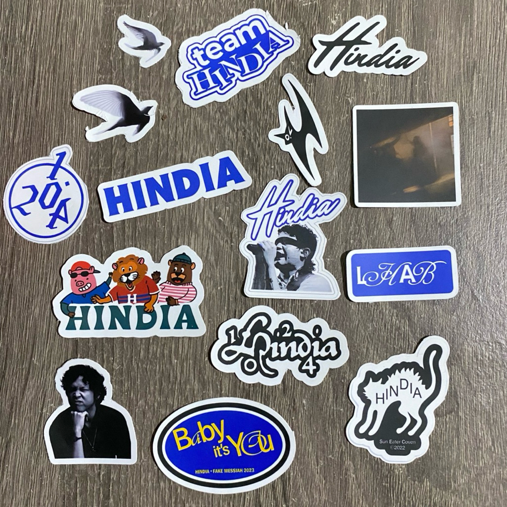 HINDIA vol 2 | COD Sticker Pack Sticker Vinyl Sticker Hindia Baskara Putra