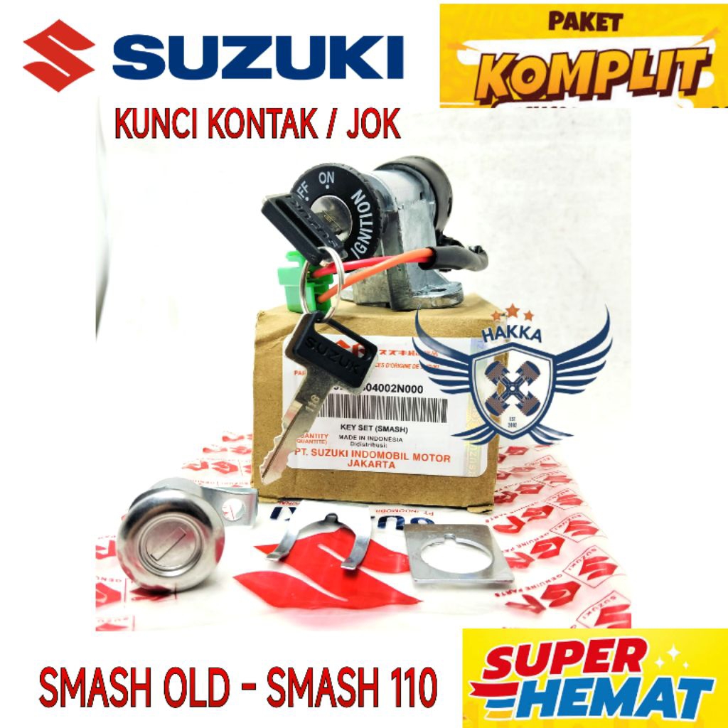 ORIGINAL KUNCI KONTAK SUZUKI SMASH OLD, KUNCI KONTAK SUZUKI SMASH 110, KUNCI KONTAK SUZUKI SMASH OLD