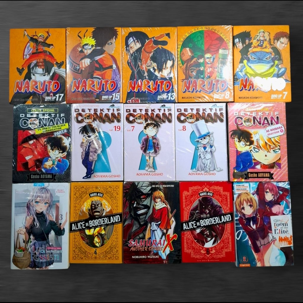 OBRAL MURAH BUKU KOMIK / (KOMIK TEBAL) NARUTO /  DETEKTIF CONAN / MAGIC WEAPONS / M&C