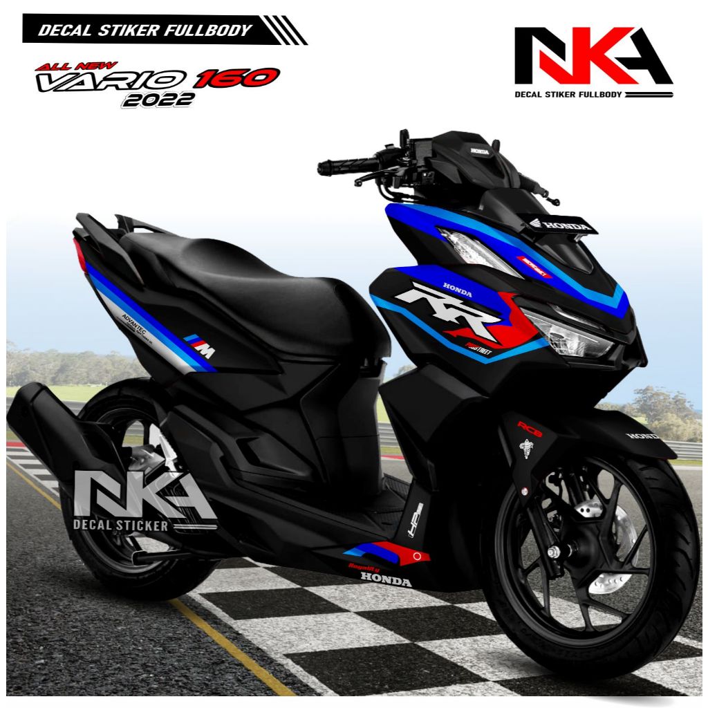 Decal Stiker Motor Vario 160 New Fullbody Stiker Decal Variasi Honda Vario 160
