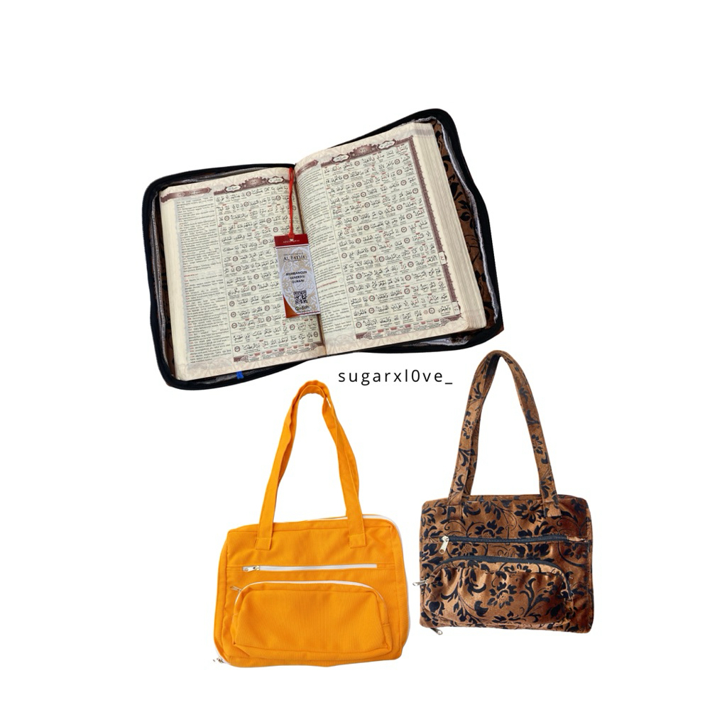 TAS AL-QURAN / TOTEBAG AL-QUR’AN - PRAKTIS STYLISH