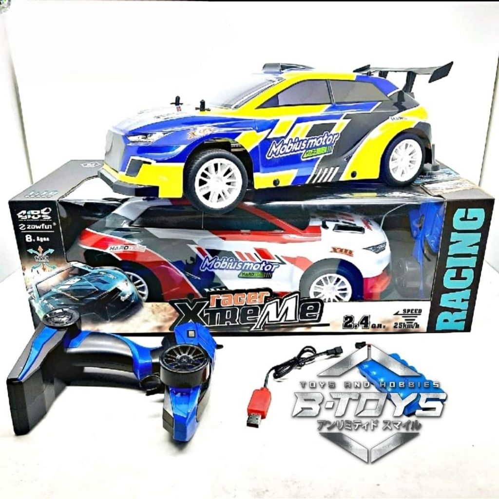 Mainan mobil anak RC Remote Control Sedan Racing Xtreme Racer