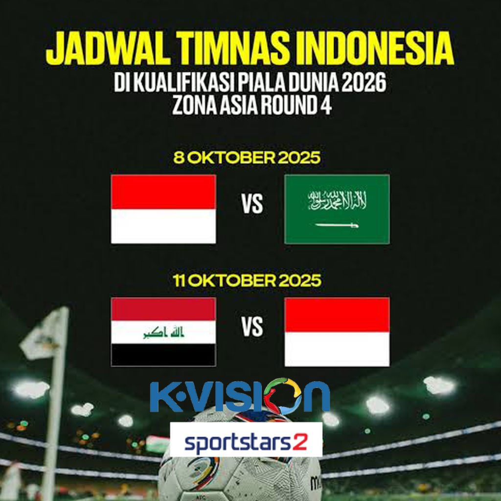 Paket Kualifikasi Piala Dunia Round 4 K-Vision