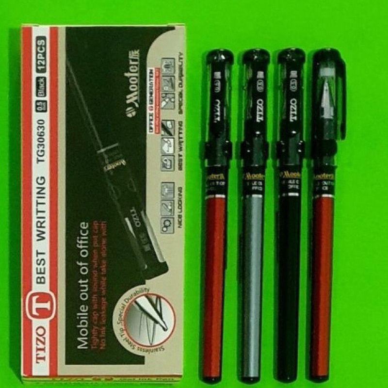 

TIZO - Pena Gel Tizo 30360 0.1 Mm / Pulpen Tanda Tangan HARGA TERCANTUM ADALAH PER 1 PACK ISI 12PCS