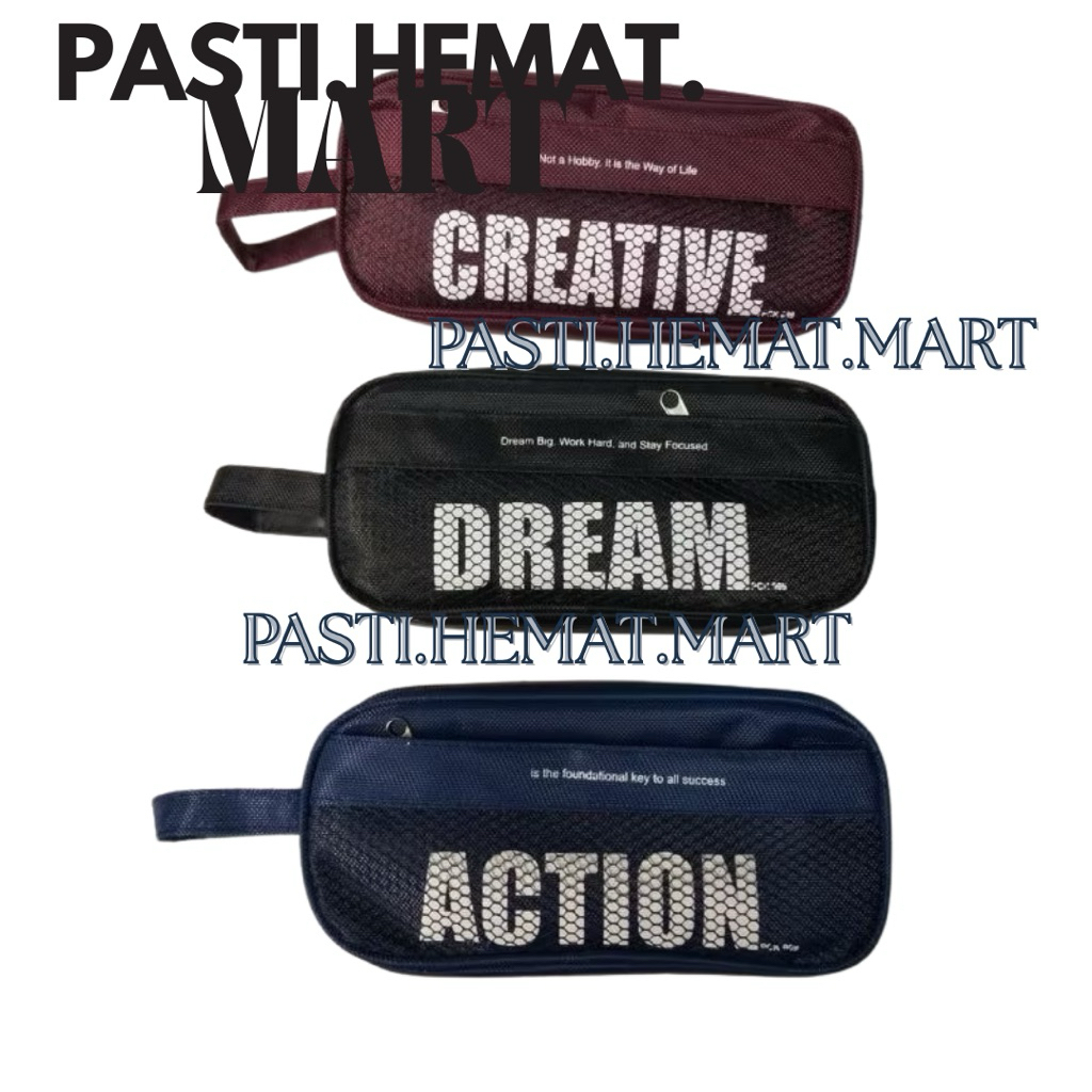 

Kotak Pensil Kain Premium Ocean / Kotak Pensil Dompet