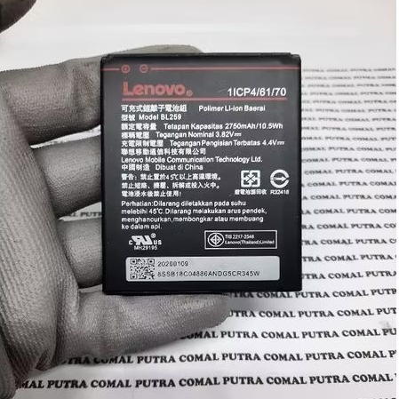 LENOVO A6020 K5+ K5 PLUS BL-259 BL259 BATRE BATERE BATRAI BATERAI LENOVO K5 PLUS K5+ A6020 BL259 ORI
