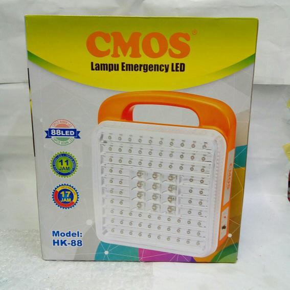 Lampu Emergency CMOS HK - 88 Lampu Rechargeable CMOS HK88